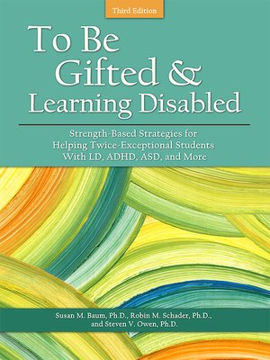cover image of To Be Gifted and Learning Disabled